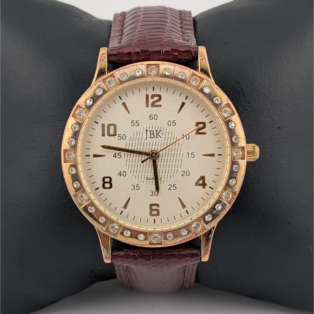 JBK Collection Jackie Kennedy Replica Watch Camrose & Kross Crystal Bezel Quartz